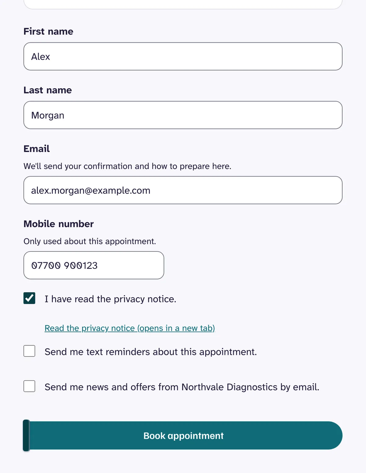 Patient data and UK GDPR: the Drawn screen for this stage